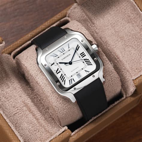 cartier watch rubber strap|cartier replacement straps.